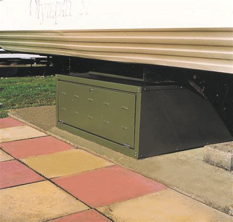 caravan storage boxes metal|static caravan outside storage boxes.